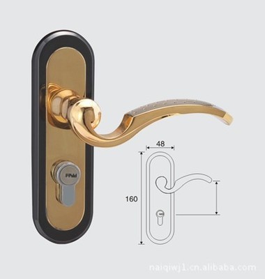 耐奇B933-S5-NB-GP小面板执手门锁 品质与设计的完美结合